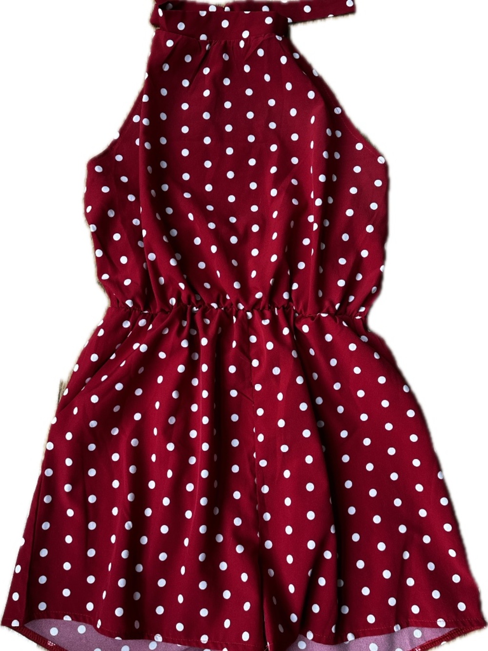 Polka Dot Romper (M)